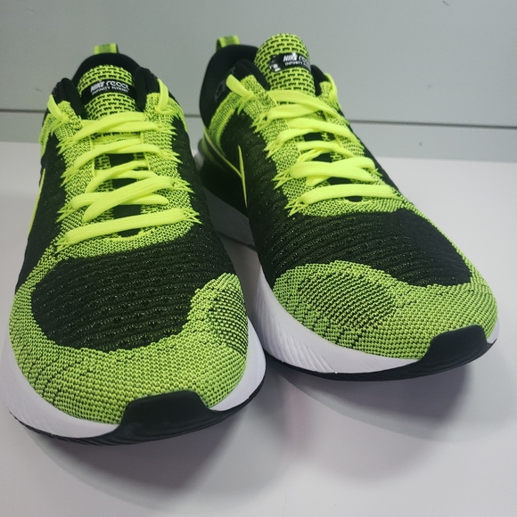 Nike React Infinity Run FlyKnit 2 Volt Black Running Training Sneakers Men's 13 - Picture 4 of 11